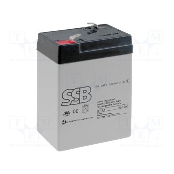 Свинцовый аккумулятор SSB ACCU-HP5-6S 