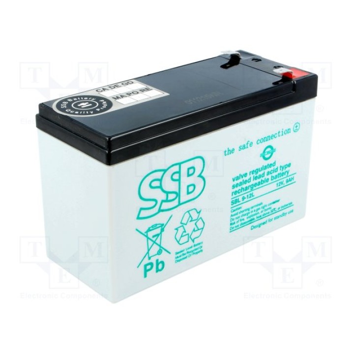 Свинцовый аккумулятор SSB ACCU-HP9-12SL(SBL9-12)