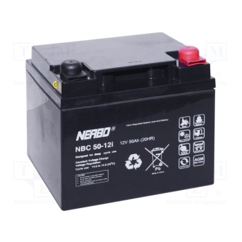 Свинцовый аккумулятор NERBO ACCU-NBC50-12I 