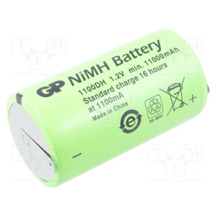 NiMh аккумулятор GP ACCU-D11000-GP(1100DH BLADE)