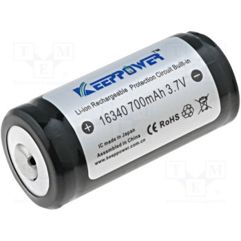 Li-Ion аккумулятор KEEPPOWER ACCU-ICR16340 