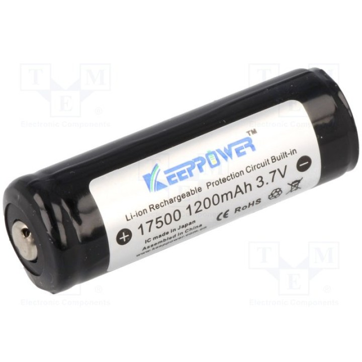 Li-Ion аккумулятор KEEPPOWER ACCU-ICR17500(ICR17500)
