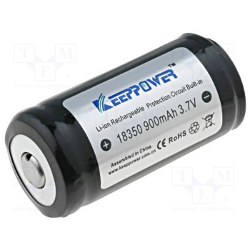 Li-Ion аккумулятор KEEPPOWER ACCU-ICR18350 