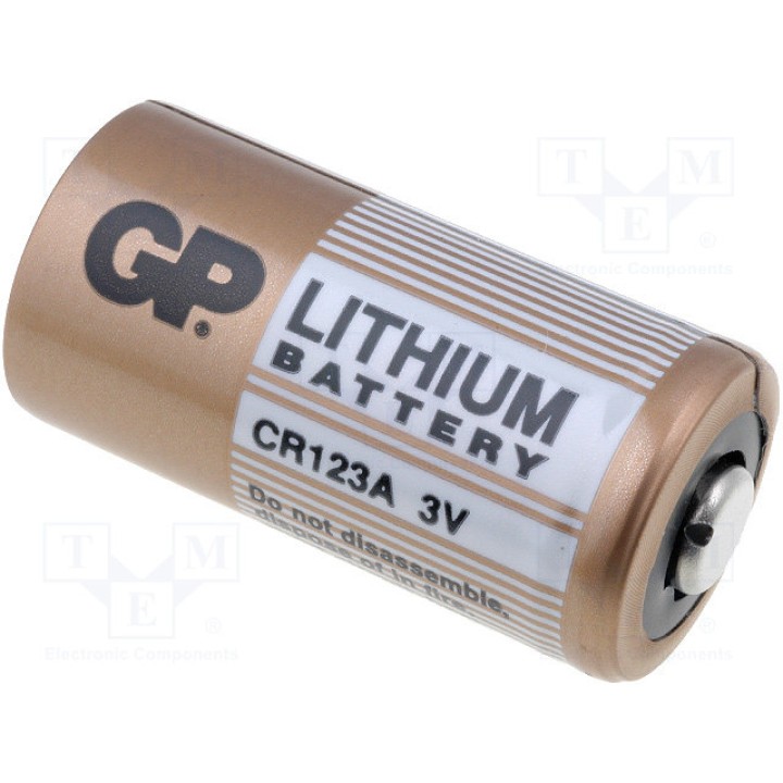 Литиевая батарея GP BAT-CR123A(CR123A-U1)