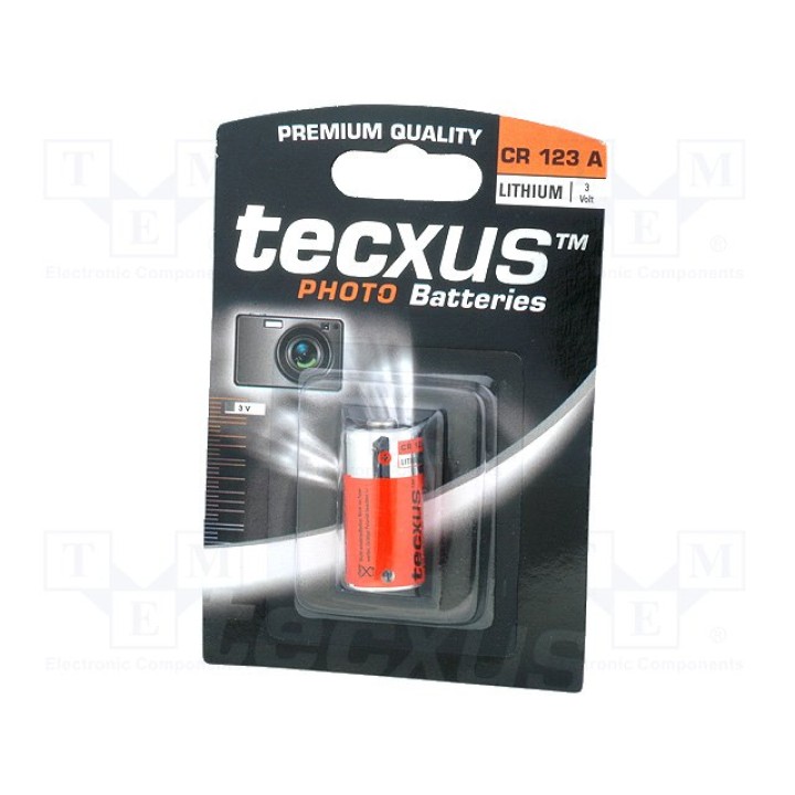 Литиевые батарейки TECXUS BAT-CR123ATX(12001)