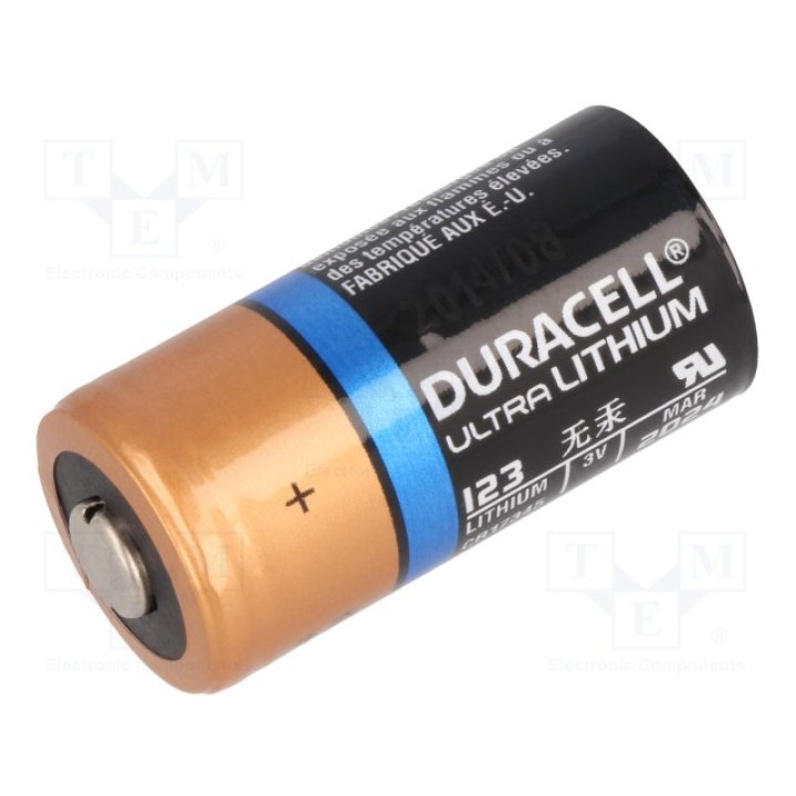 Литиевые батарейки DURACELL BAT-CR123DR-BULK(CR123)