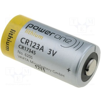 Литиевая батарея VARTA MICROBATTERY BAT-CR123V 