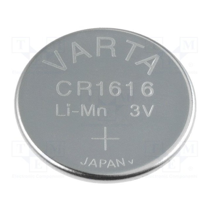 Литиевая батарея VARTA MICROBATTERY BAT-CR1616V(6616 101 501)