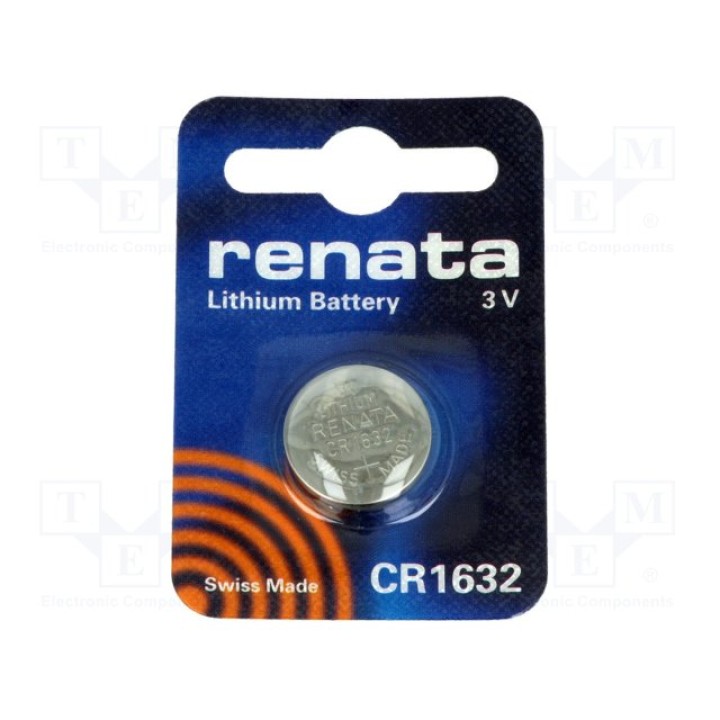 Литиевая батарея RENATA BAT-CR1632RE-B(CR1632 B1)