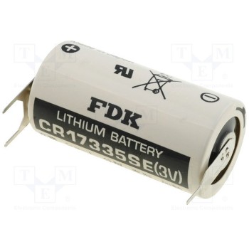 Литиевая батарея FDK BAT-CR17335-PCB 