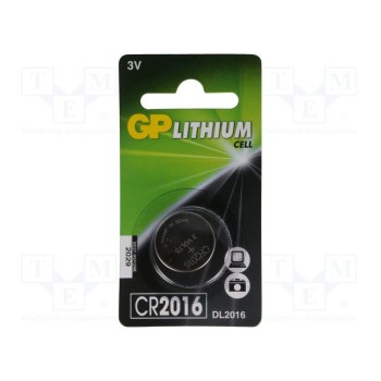 Литиевая батарея GP BAT-CR2016GP-BL1 