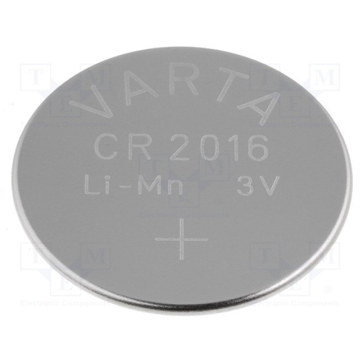 Литиевая батарея VARTA MICROBATTERY BAT-CR2016VA(6016 101 501)