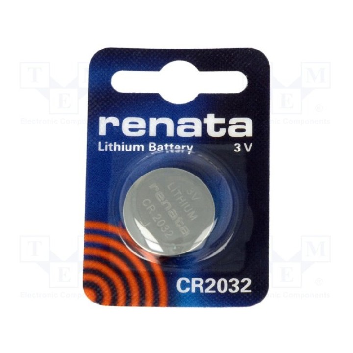 Литиевая батарея RENATA BAT-CR2032RE-B(CR2032 B1)