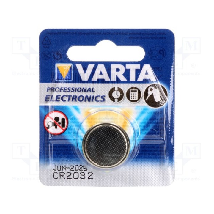 Литиевая батарея VARTA BAT-CR2032V-B1(6032 101 401)