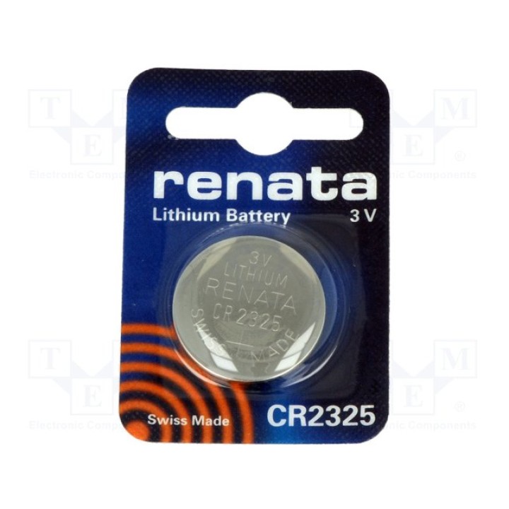 Литиевая батарея RENATA BAT-CR2325RE-B(CR2325 B1)