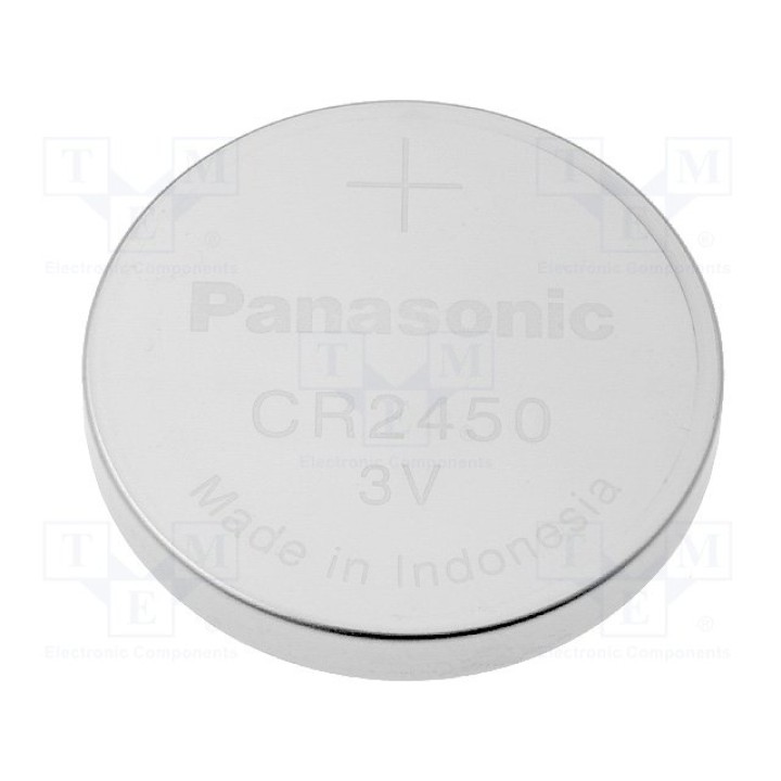 Литиевая батарея PANASONIC BAT-CR2450P(CR2450)
