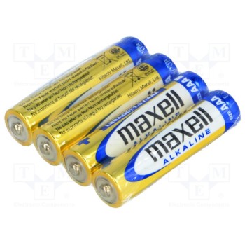 Батарея щелочная MAXELL BAT-LR03MX-S4 