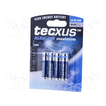 Батарея щелочная TECXUS BAT-LR03TX-BL 