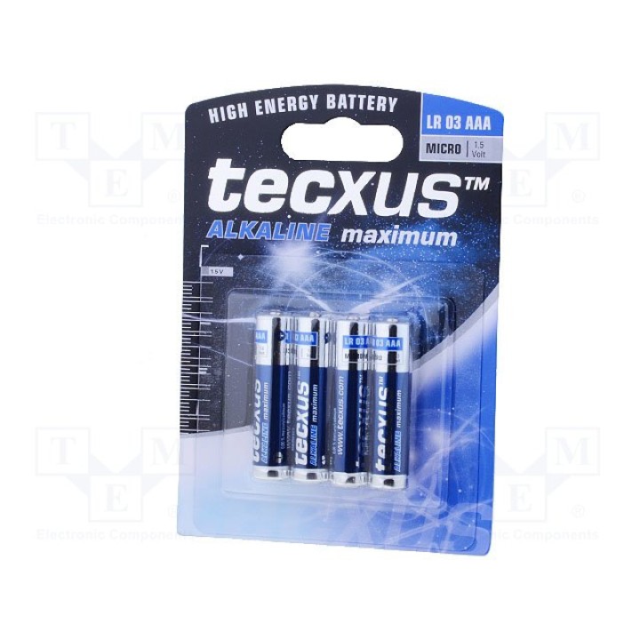 Батарея щелочная TECXUS BAT-LR03TX-BL(11007)