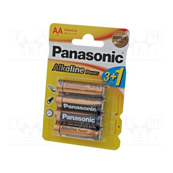 Батарея щелочная PANASONIC BAT-LR06P-B4 