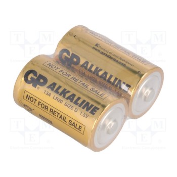 Алкалиновые батарейки GP BAT-LR20GP-I-S2 