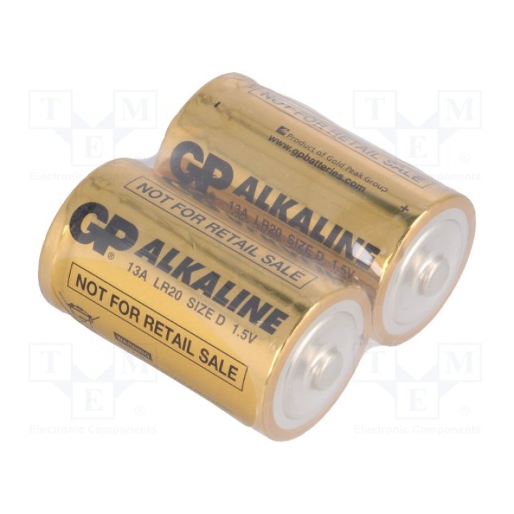 Алкалиновые батарейки GP BAT-LR20GP-I-S2(GP R20A)