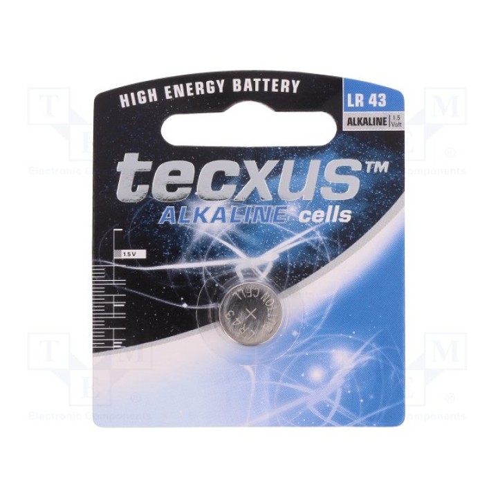Батарея щелочная TECXUS BAT-LR43TX(23733)