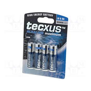 Алкалиновые батарейки TECXUS BAT-LR6TX-BL 
