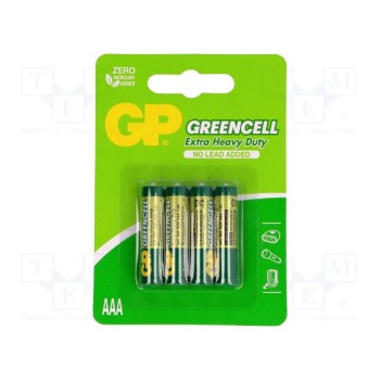 Батарея цинк-хлоридная GP BAT-R03GP-B4 