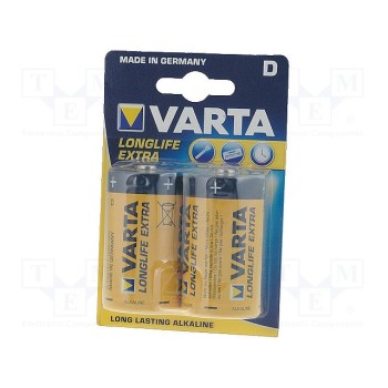 Батарея щелочная VARTA BAT-R20VL 
