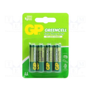 Батарея цинк-хлоридная GP BAT-R6G-B4 