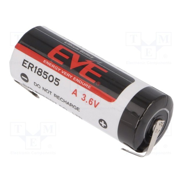 Литиевая батарея EVE BATTERY CO. EVE-ER18505CNR(EVE ER18505 CNR)