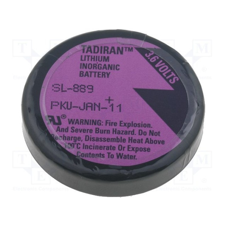 Литиевая батарея (LTC) TADIRAN SL-889P(SL-889/P)