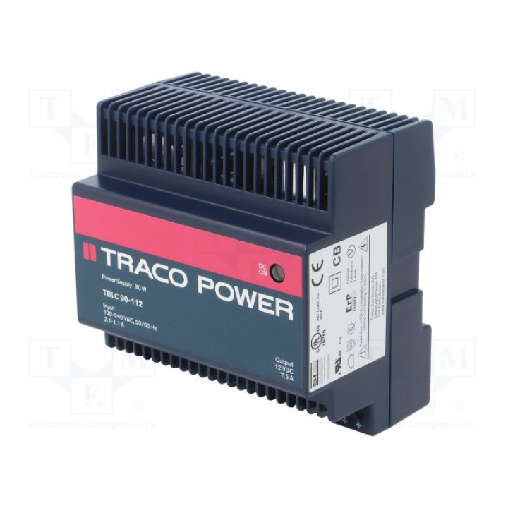 Блок питания на DIN-рейку TRACO POWER TBLC90-112(TBLC 90-112)