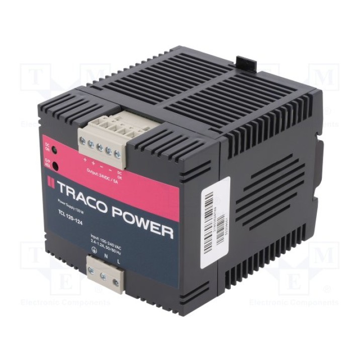Блок питания на DIN-рейку TRACO POWER TCL120-124(TCL 120-124)