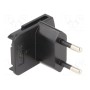 Адаптер питания SUNNY PLUG-ZSI241A-EU(1357-AC PLUG W2E (EUROPE))