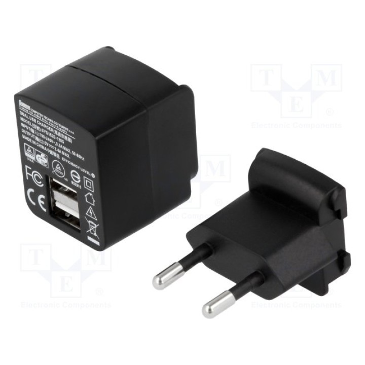 Блок питания SUNNY ZSI52.4A-USB-MP(SYS1529-1205-EU-USB)