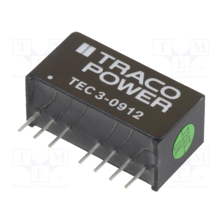 Преобразователь напряжения DC/DC TRACO POWER TEC3-0912(TEC 3-0912)