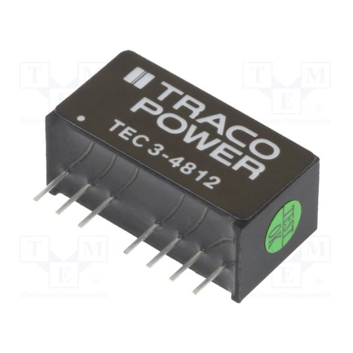 Преобразователь напряжения DC/DC TRACO POWER TEC3-4812(TEC 3-4812)