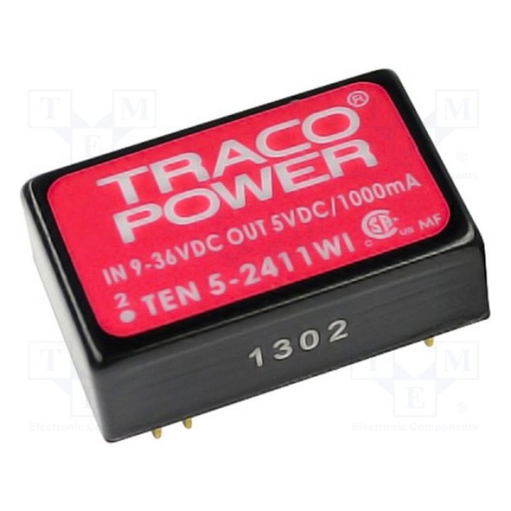 Преобразователь напряжения DC/DC TRACO POWER TEN5-2410WI(TEN 5-2410WI)