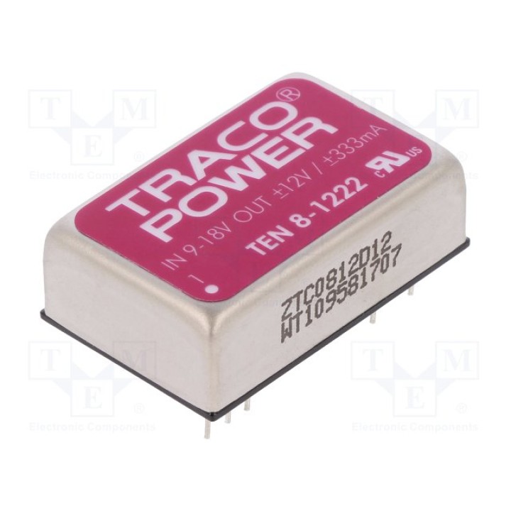 Преобразователь напряжения DC/DC TRACO POWER TEN8-1222(TEN 8-1222)