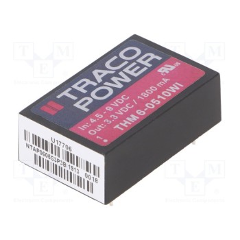 Преобразователь напряжения DC/DC TRACO POWER THM6-0510WI 