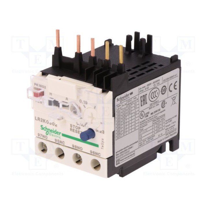 Тепловое реле SCHNEIDER ELECTRIC LR2K0302(LR2K0302)