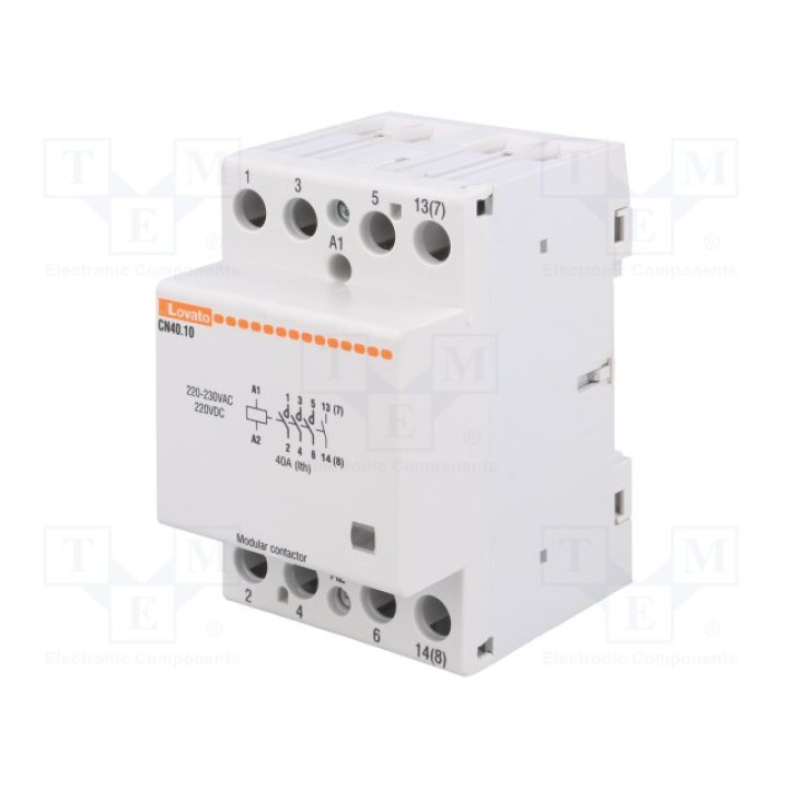 Контактор 4-полюсный установочный LOVATO ELECTRIC CN4010220(CN4010220)
