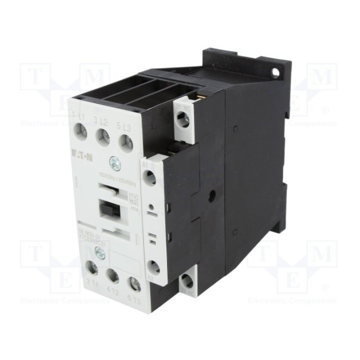 Контактор 3 полюсный EATON ELECTRIC DILM32-01-110VAC(DILM32-01(110V50HZ,120V60HZ))