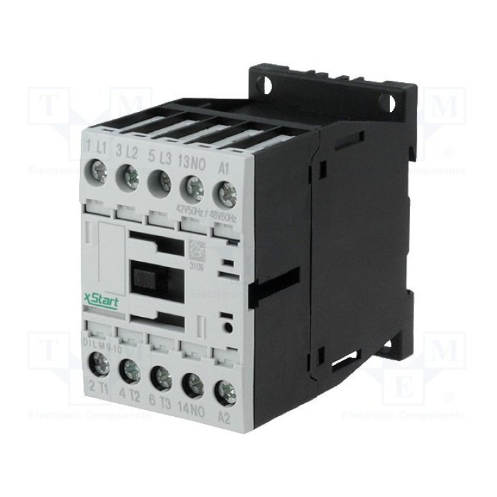 Контактор 3 полюсный EATON ELECTRIC DILM9-10-110VDC(DILM9-10(110VDC))