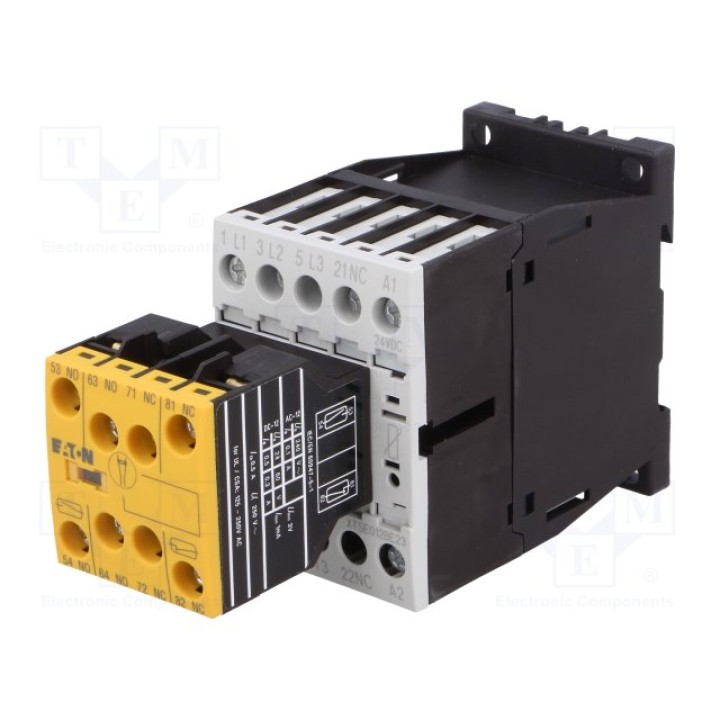 Контактор 3 полюсный EATON ELECTRIC DILMS12-R23-24VDC(DILMS12-R23(24VDC))