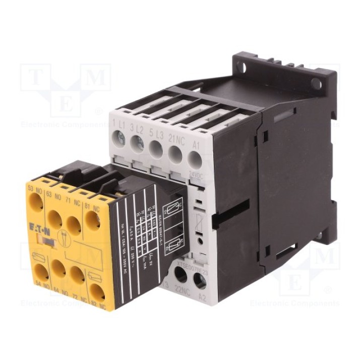 Контактор 3 полюсный EATON ELECTRIC DILMS7-R23-24VDC(DILMS7-R23(24VDC))