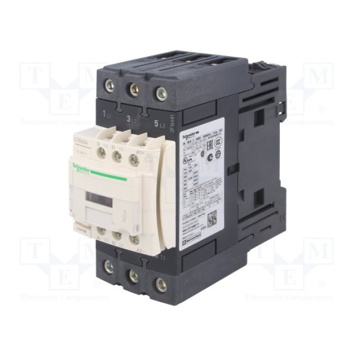 Контактор 3 полюсный SCHNEIDER ELECTRIC LC1D65ABD(LC1D65ABD)