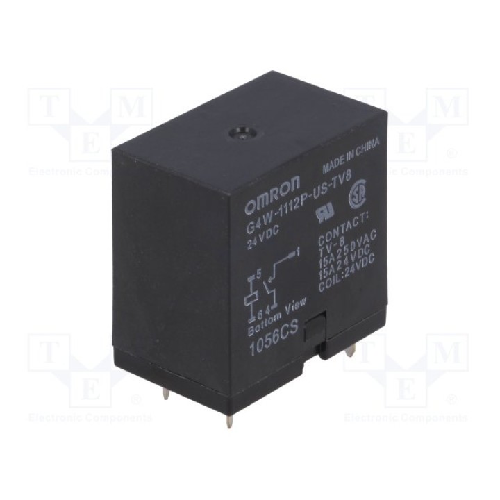 Силовое реле OMRON G4W-1112PUSTV824DC(G4W-1112P-US-TV8 24VDC)